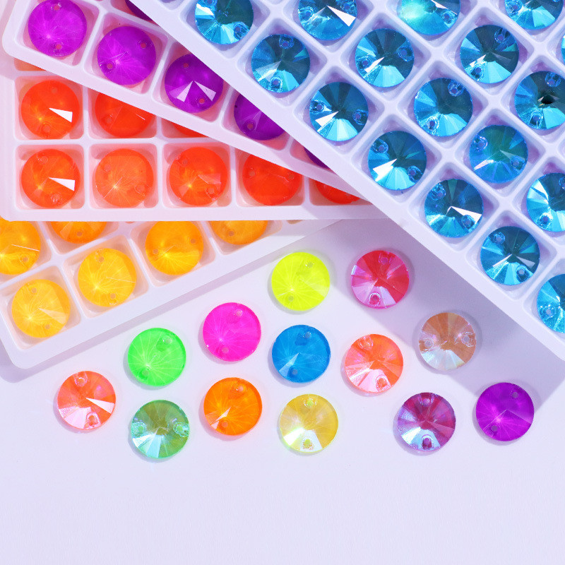 แหวนเรือนเพชร neon แบบเรืองแสง ตกแต่งด้วย rhinestones hand-sewn สำหรับงานDIY พร้อมแพคเกจวัสดุอุปกรณ์เสริม