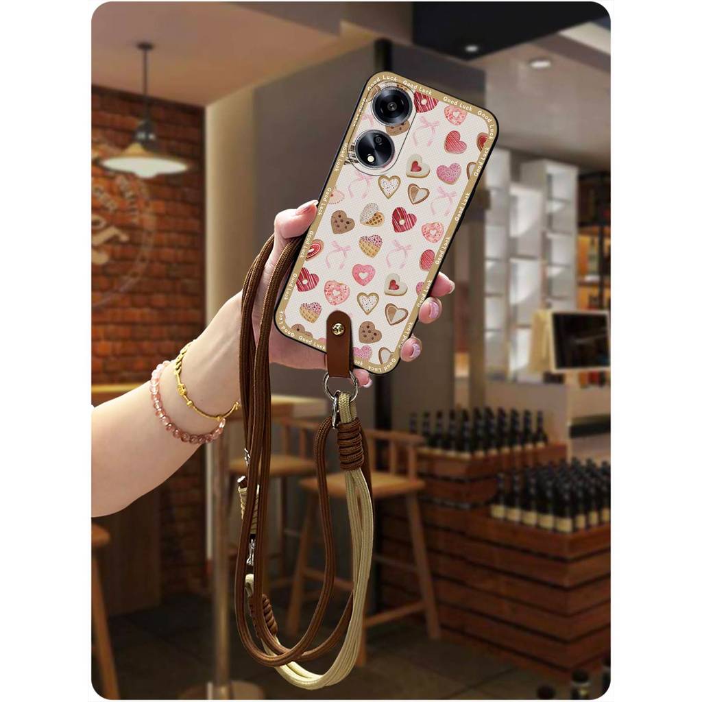 TPU เคสโทรศัพท์กันน้ําสําหรับOPPO A1 5G/A98 5G/F23 5G Soft Case Anti-knock Anti-ฝุ่นสร้อยคอGraffitiแ