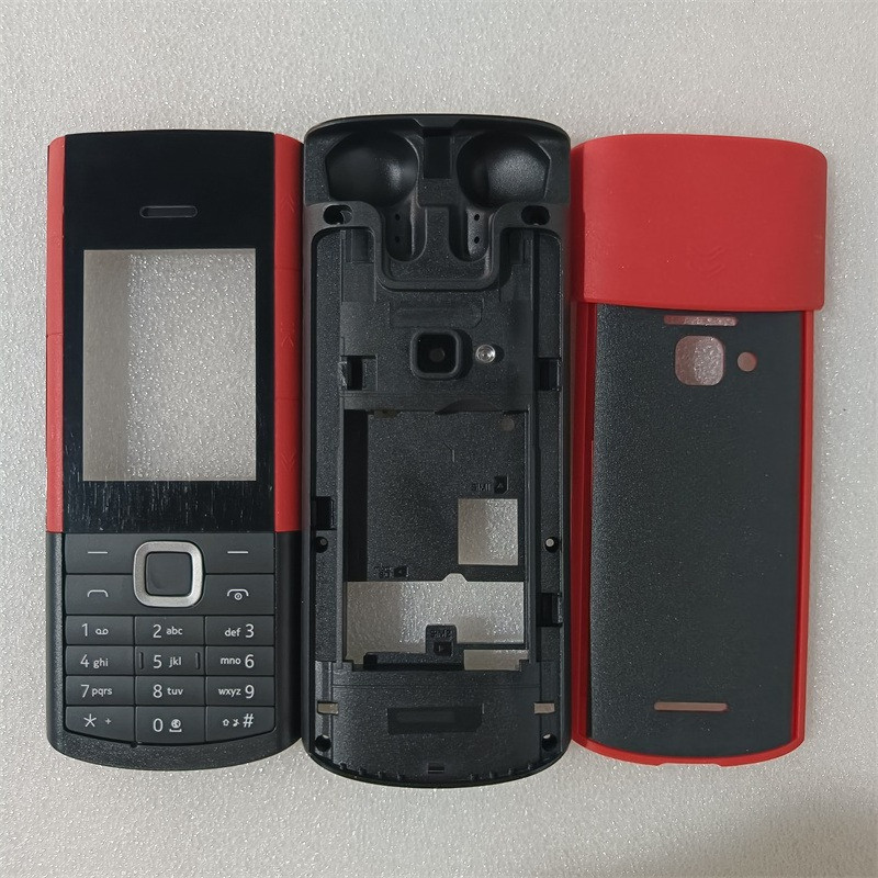 เคสฝาครอบโทรศัพท์มือถือเต็มรูปแบบ + ปุ่มกดภาษาอังกฤษสําหรับ Nokia 5710 XpressAudio 5710XA 4G 2022