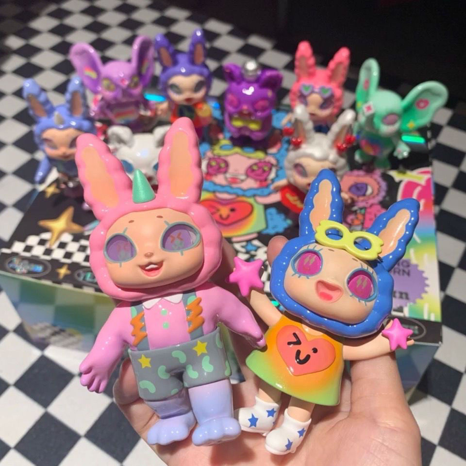 นิทรรศการ zzz หมายเลขของแท้ Agan Agan Party Series ของเล่นของขวัญกําลังมองหารูปยูนิคอร์น zy251020...