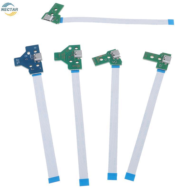 TAR USB ชาร์จพอร์ตซ็อกเก็ตแผงวงจร 12Pin JDS 011 030 040 สําหรับ PS4 Controller N