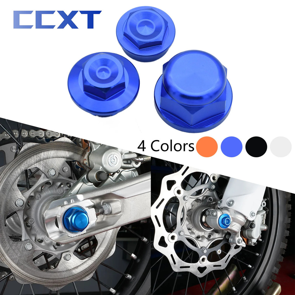 รถจักรยานยนต์ Cnc ล้อหน้าล็อค Nut Bolt ตัวปรับโซ่ด้านหลังเพลาบล็อกล้อเพลาอ่อนนุชสําหรับ Husqvarna Te