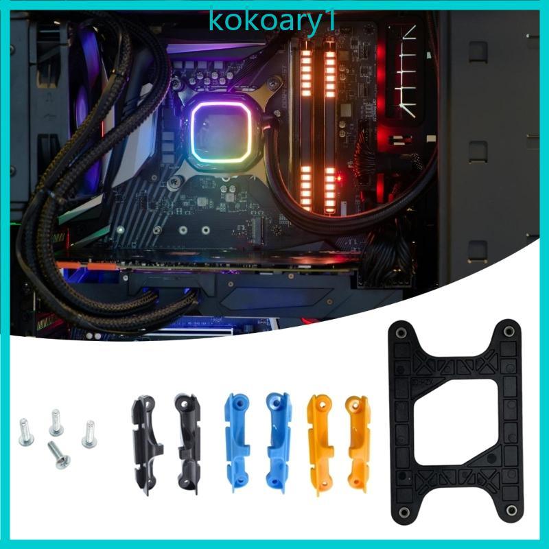 KOKO ที่แม่นยําวิศวกร AM4 AM5 Backplane CPU ฮีทซิงค์ยึดสําหรับ AM4 B350 X370 A320 X470 ความเสถียรที่