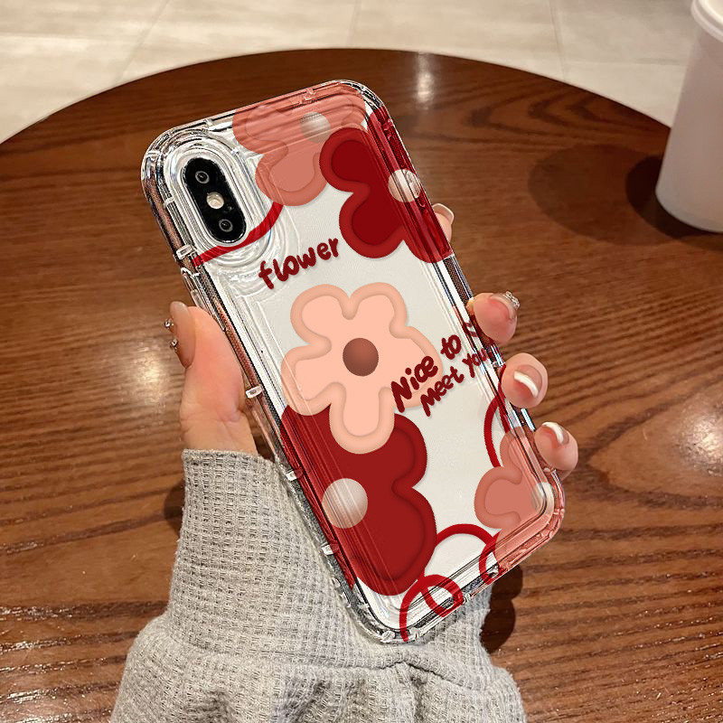 สำหรับ for iPhone 16 11 13 17 14 15 12 Pro Max 6S 7 8 Plus X XR XS MAX SE2020 เคสนิ่มใสถุงลมนิรภัยกันกระแทกการ์ตูนน่ารัก - รูปที่ 5