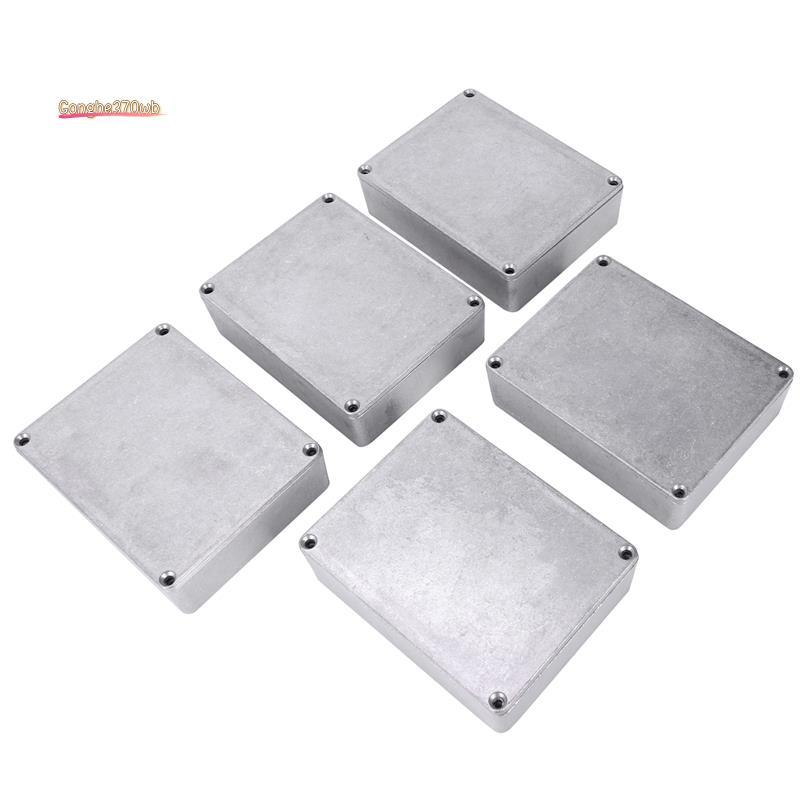 เอฟเฟคกีตาร์เหยียบอลูมิเนียมกล่อง Stomp สําหรับ DIY ชุดเหยียบกีตาร์ 1590BB