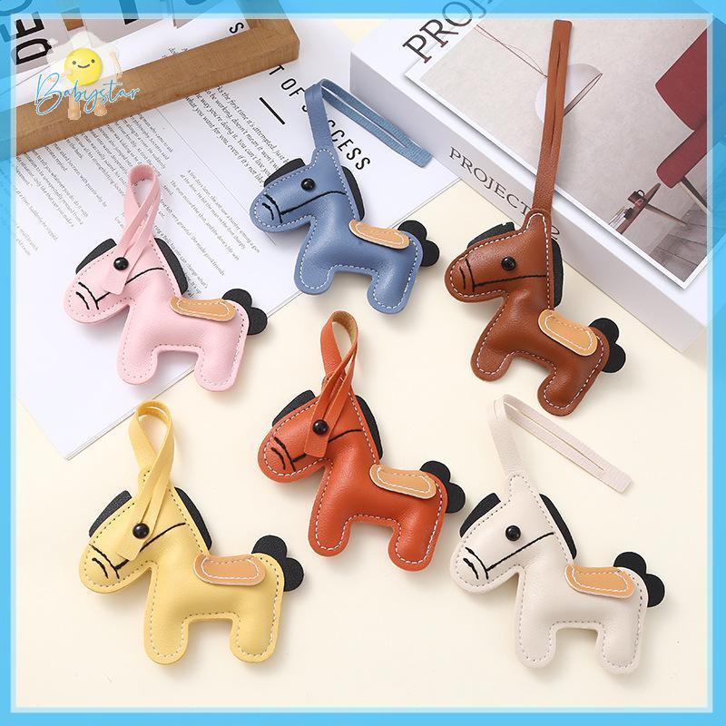 [Inthehot-t] การ์ตูนหนัง Brown Pony Charms พวงกุญแจจี้ผู้หญิงพวงกุญแจสัตว์น่ารักกระเป๋าเครื่องประดับอุปกรณ์เสริมตกแต่งของขวัญ [ใหม่]