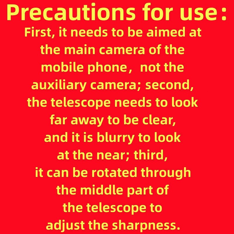 Universal 18x25 Monocular Zoom HD Optical Mobile Phone Lens Observation Survey Telephoto Len