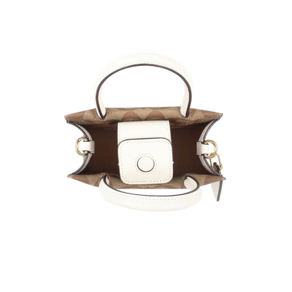 Coach Cally Piano Score - กระเป๋า Mini Tote สำหรับผู้หญิง สะพายข้างได้ พกพาสะดวก