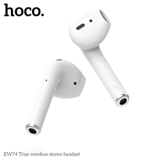 HOCO EW74 คือหูฟังไร้สายแบบ (TWS) ที่ใช้การเชื่อมต่อผ่าน บลูทูธ 5.4 มีดีไซน์แบบกึ่งอินเอียร์ (semi-in-ear)
