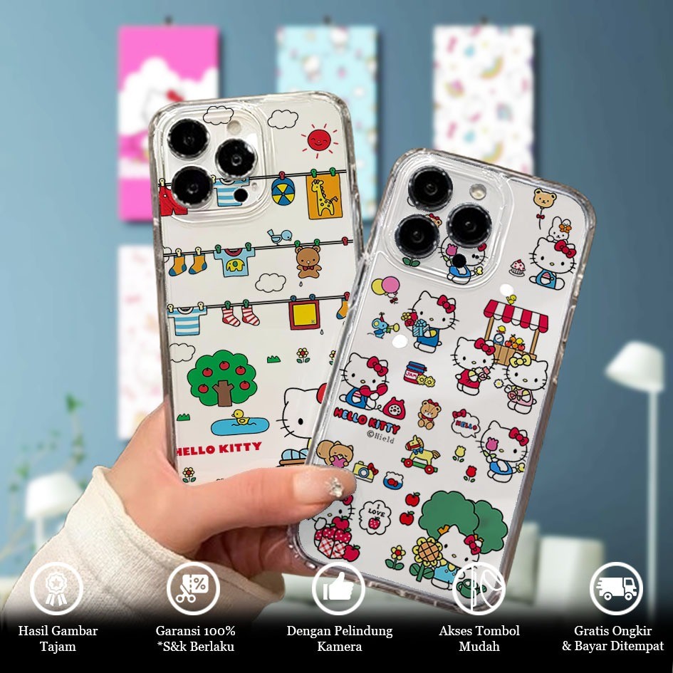 PREMIUM CLEAR SILICONE COMPATIBLE SOFT CASE สําหรับ REDMI 14C 13C 12C 10C 10A 9C 9A PNG-HKT-4