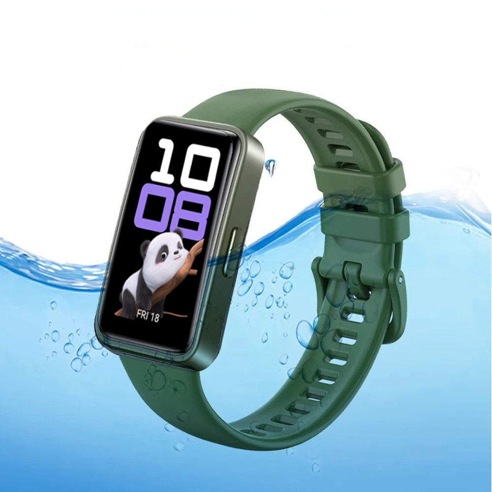 สายซิลิโคน for Smartwatch Huawei Band 10 9 8 NFC แถบยางนิ่มสำหรับกีฬา for Huawei Band 10 9 8 NFC - รูปที่ 6