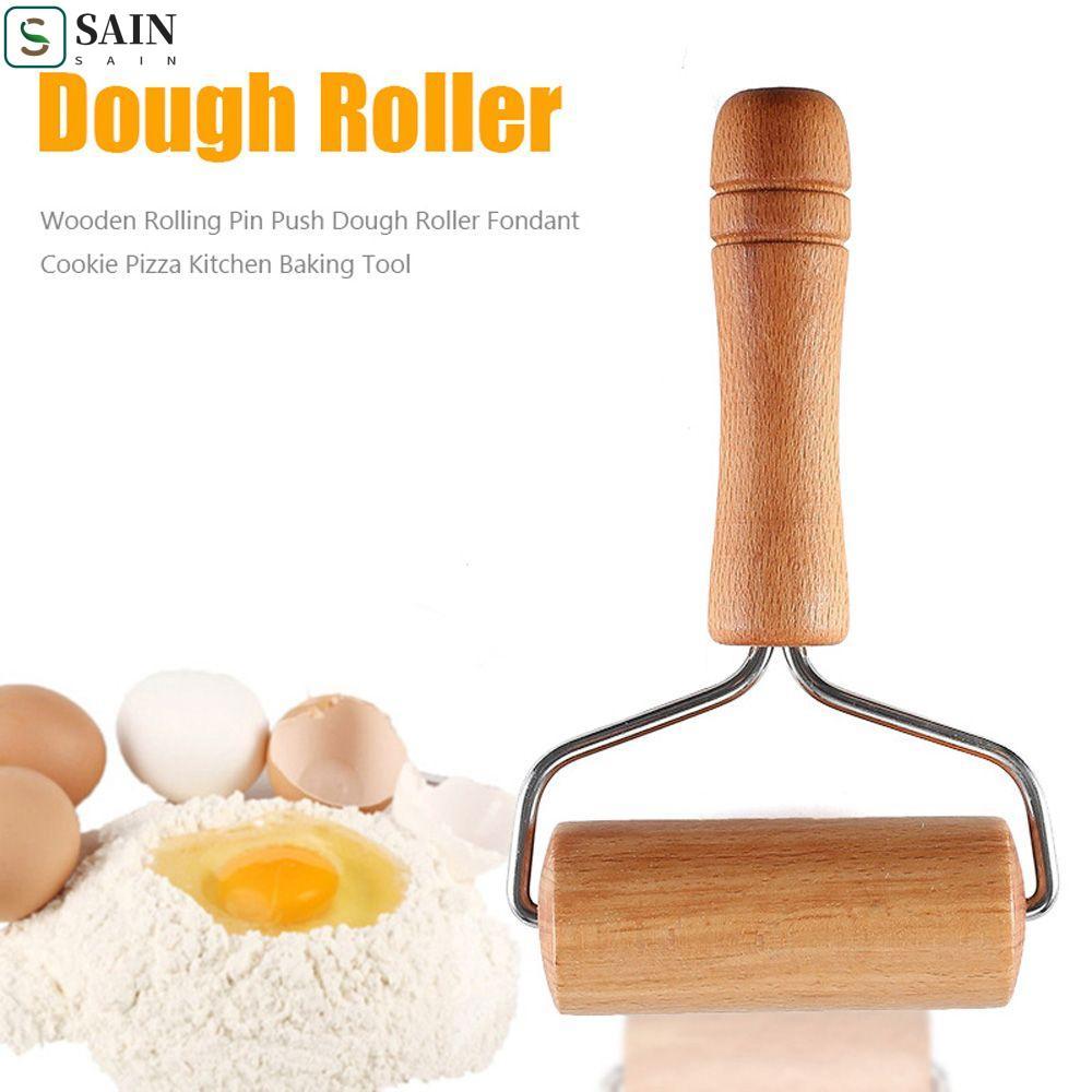 SAIN Rolling Pin คุกกี้ไม้ครัวเครื่องมือเบเกอรี่แป้งขนมปัง Bakeware