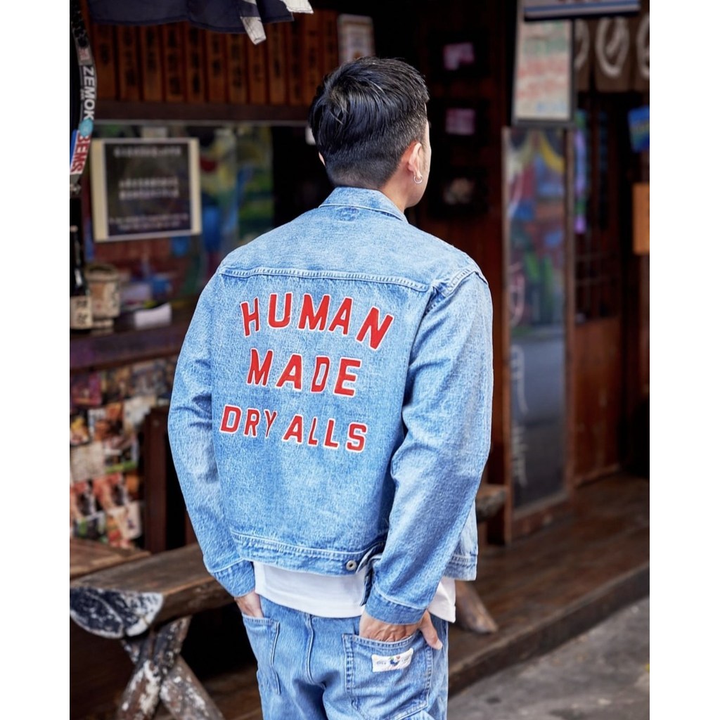 HUMAN MADE STORM COWBOY DENIM 1954 DENIM Washed Retro DENIM Jacket Jacket