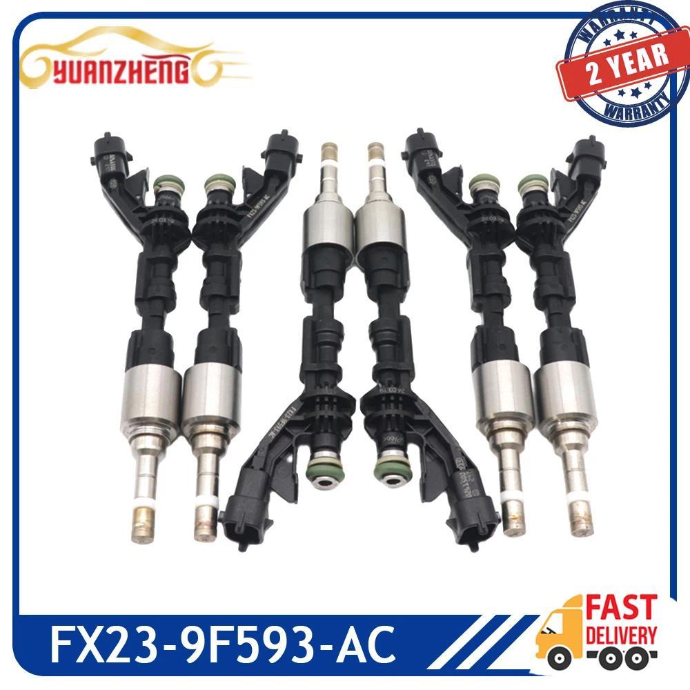 รถหัวฉีดน้ํามันเชื้อเพลิงหัวฉีด FX23-9F593-AC FX23-9F593-AB สําหรับ Jaguar F-Type XJR XFR-S XJ XF 20