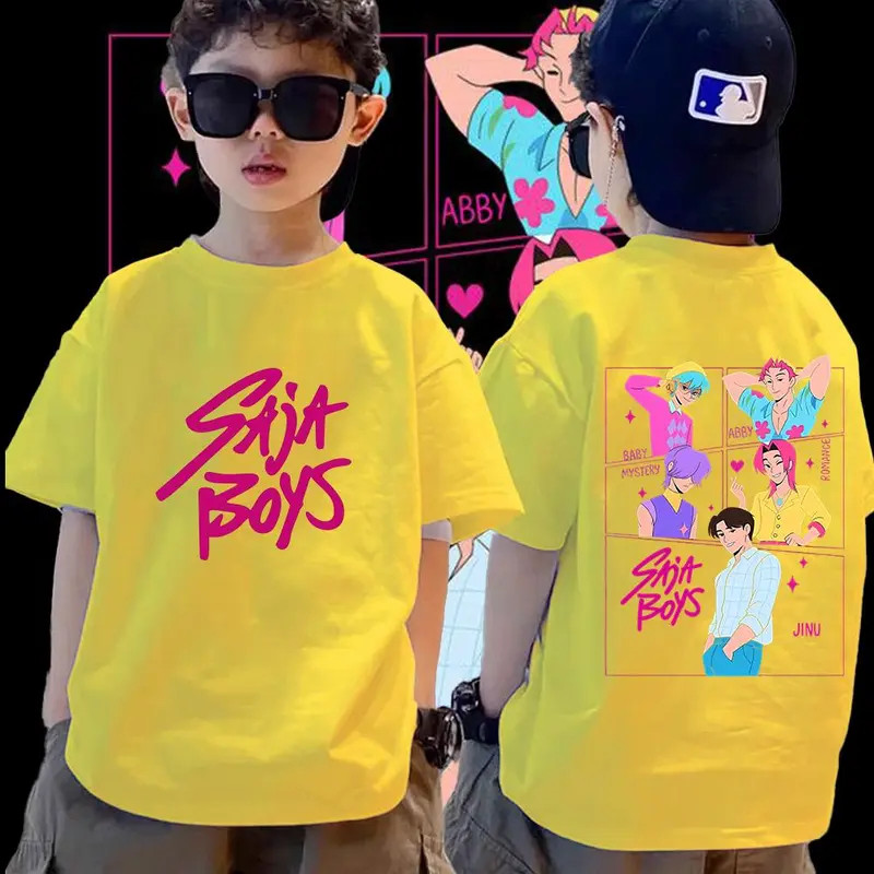 Yout-children เสื้อเด็ก เสื้อคอกลม ใส่สบาย cotton ลายพิมพ์แฟชั่น 2-9 ขวบ เด็ก 'SAJA BOYS'