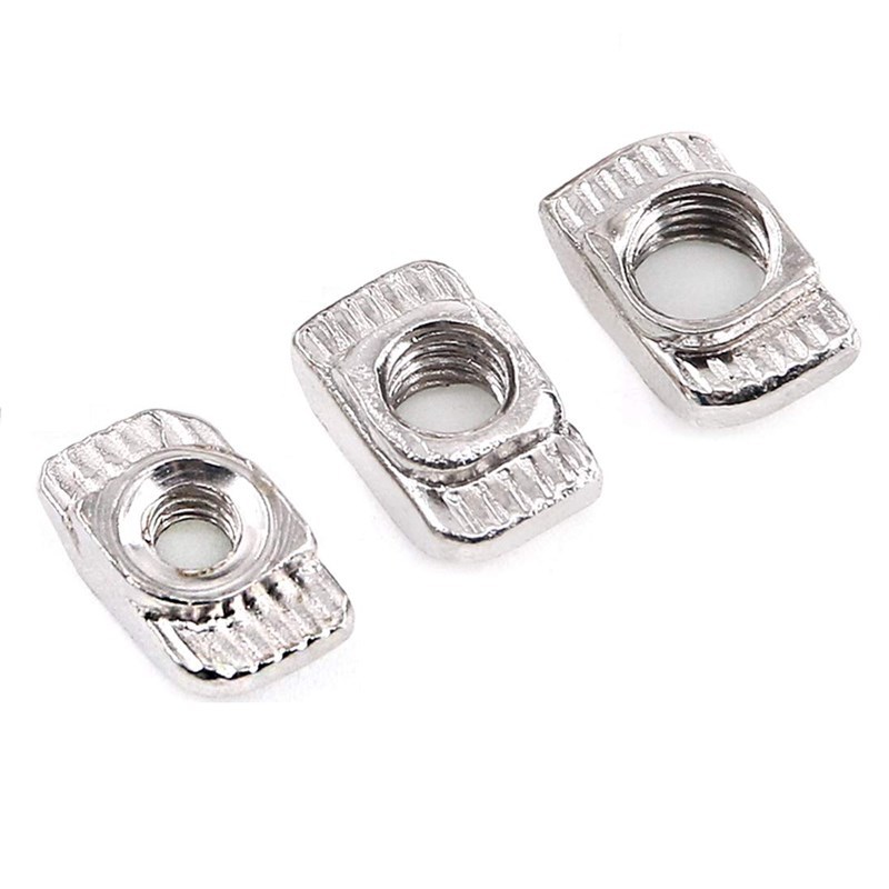 มาตรฐานยุโรป t-nut ชุบนิกเกิลเรือประเภท t-nut t-block M3/M4/M5/M6/M8HJR
