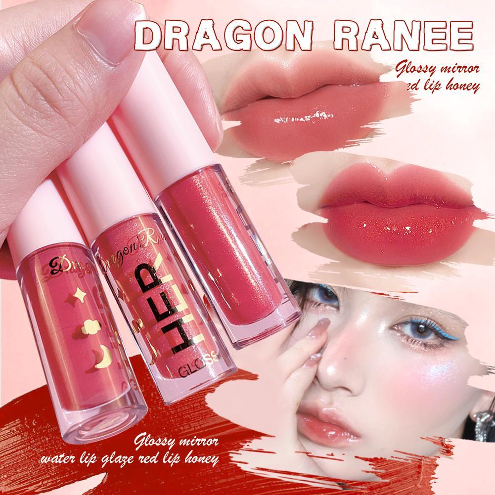 JIANGZHIB 19 สีกระจกลิปกลอสกันน้ําติดทนนานลิปสติกให้ความชุ่มชื้นลิปกลอสสําหรับผู้หญิงเครื่องสําอาง