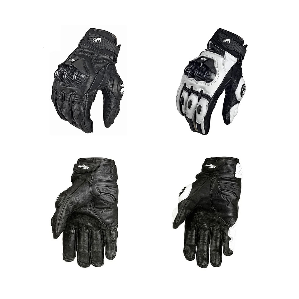 ถุงมือหนังแท้คุณภาพสูงผู้ชาย Luva ขี่ Moto ถุงมือรถจักรยานยนต์ Guantes ป้องกัน Racing MOTO อุปกรณ์ป้องกัน ราคา ถูกที่สุด ดีลบีเคเค แกลเลอรีภาพที่ 4