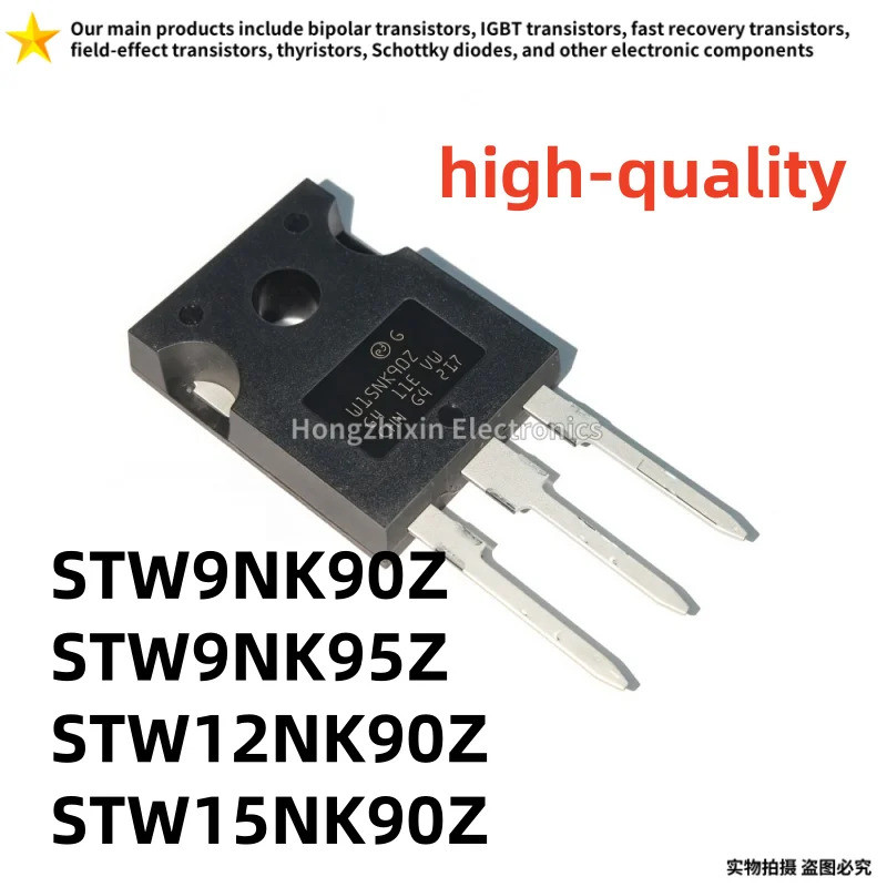 5PCS STW9NK90Z STW9NK95Z STW12NK90Z STW15NK90Z W9NK90Z W9NK95Z W12NK90Z W15NK90Z TO-247 สนามทรานซิสเ