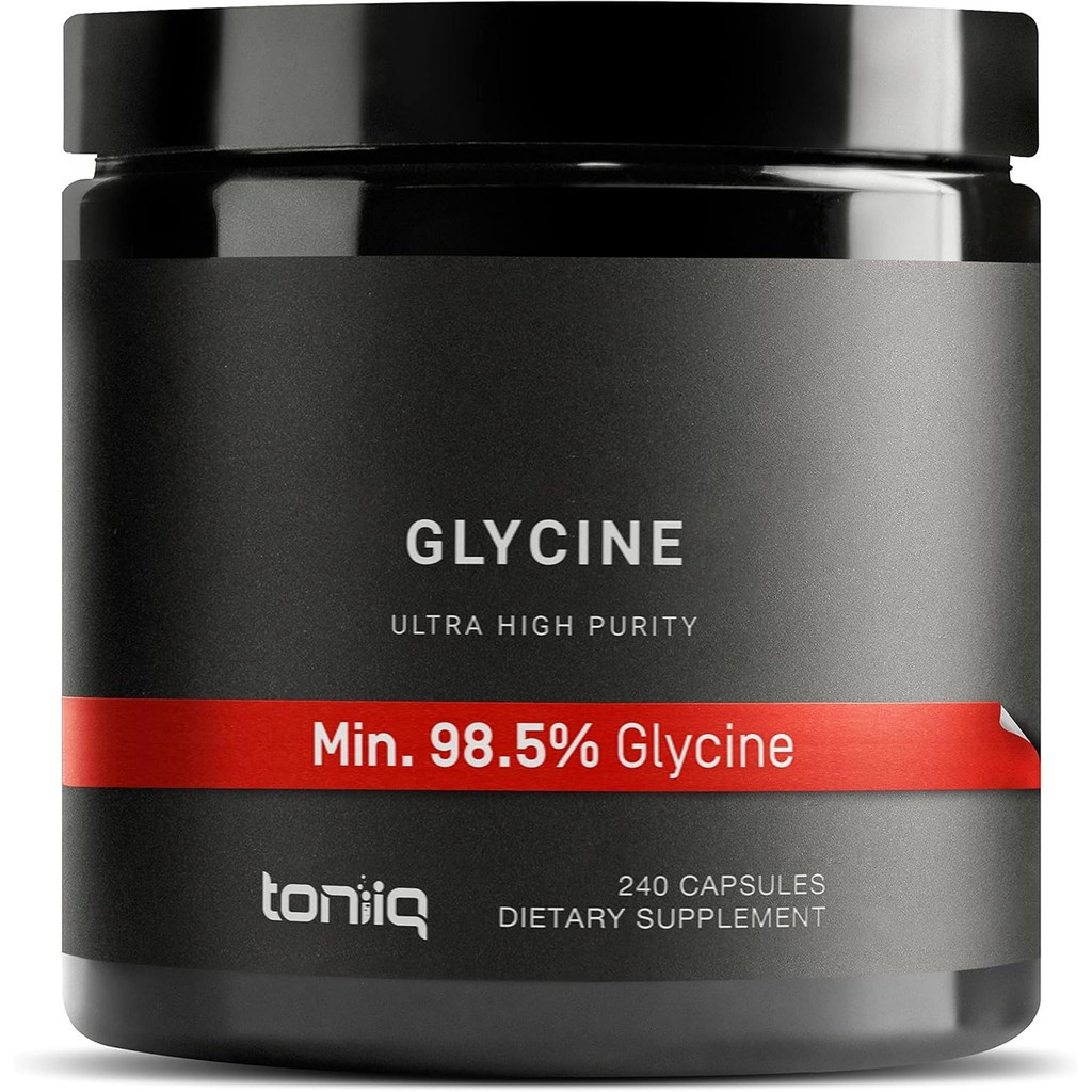 Toniiq 1300mg Glycine Supplements - 4 Month Supply - Min. 98.5%+ Tested Purity - Ultra High Strength