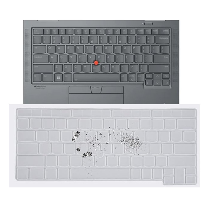 แป้นพิมพ์ TPU ผิวสําหรับ Lenovo Thinkpad X1 Yoga Gen 8/7 , ThinkPad E14 Gen 5 2023, ThinkPad T14P T1