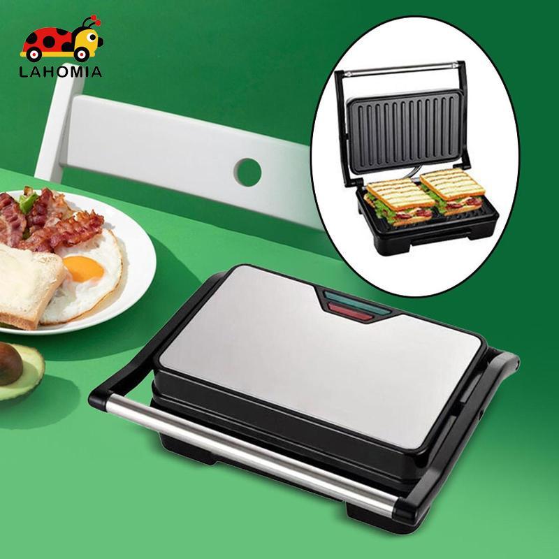 [Lahomia] Electric Panini Press Compact Sandwich Press สําหรับขนมแซนด์วิชชีส