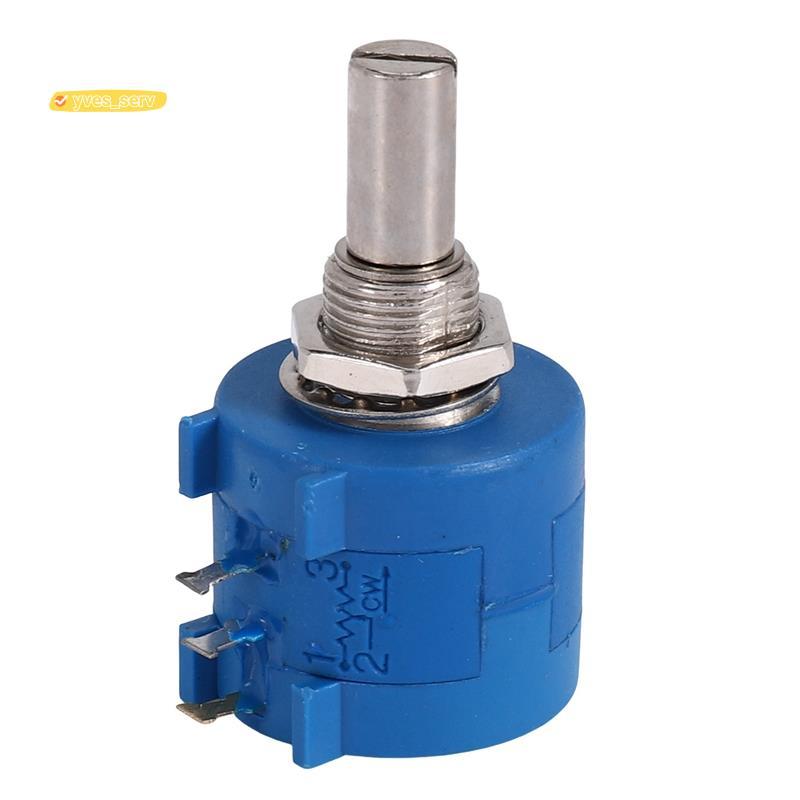 yves_service3590S-2-502L 5K Ohm 10-Turn Rotary Wire Wound Potentiometer