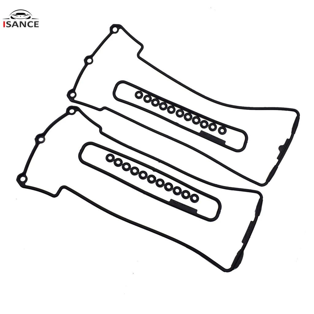 11129071589 ปะเก็นฝาครอบวาล์วซ้าย/ขวาใหม่สําหรับ BMW X5 Z8 540i 740i 740iL Range Rover 4.4L 4.6L 4.8