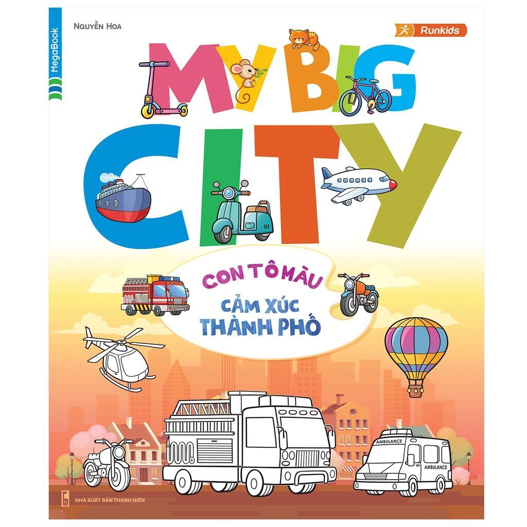 หนังสือ - My Big City - Children Coloring City Emotions - Megabook
