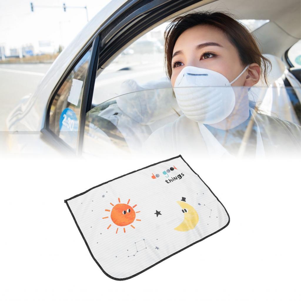 Kids Sun Blocker Blind 3 ชั้น UV Protection Baby Car Shade Curtain สําหรับหน้าต่างด้านหลัง