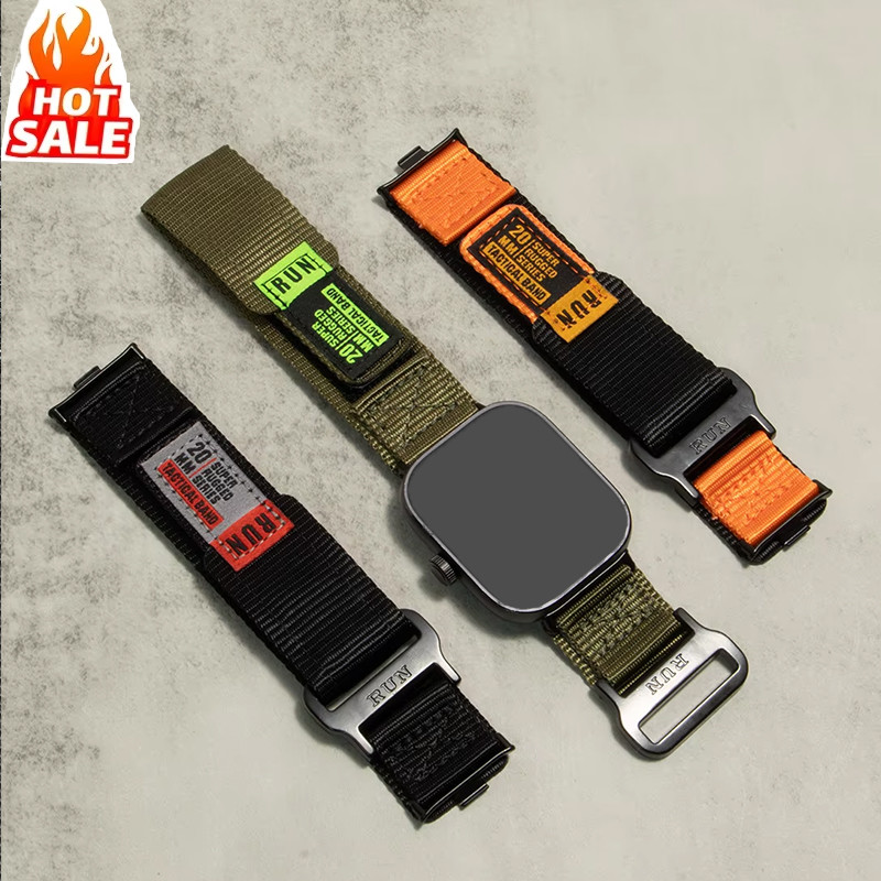สายรัดไนลอนสําหรับ Redmi Watch 6/5/4 สําหรับ Mi band 9 Pro/8 Pro สายรัดตะขอและห่วงยึดสายนาฬิกาสําหรับสายรัดข้อมือ Man ราคา ถูกที่สุด ดีลบีเคเค