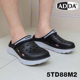 [ฟรี ตัวติดรองเท้ามีรู]รับประกันสินค้าของแท้ ADDA 2density รองเท้าแตะ รองเท้าลำลอง สำหรับผู้ชาย แบบสวมหัวโต รุ่น 5TD88M2