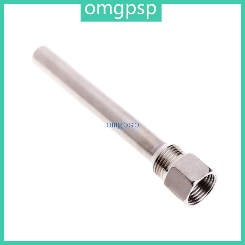 OMG Thermocouple Tube Thermowell 304 สแตนเลส 1 2 BSP G Thread OD6mm Immersion Sleeve Pocket สําหรับอ
