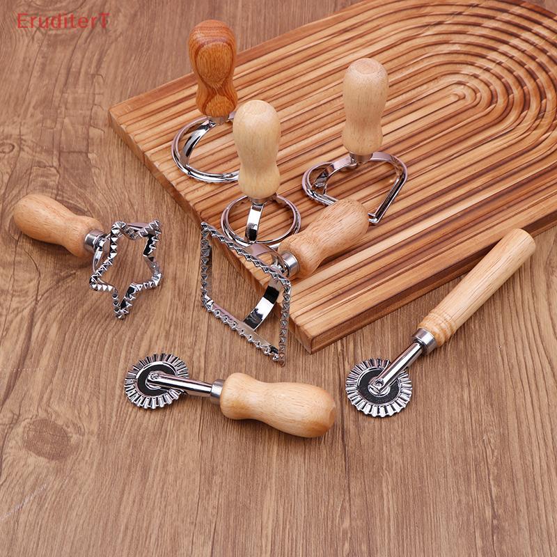 [EruditerT] Ravioli Cutter Pastry Press Mold Dumpling Lace อุปกรณ์ลายนูน Ravioli Maker แม่พิมพ์ Ravi