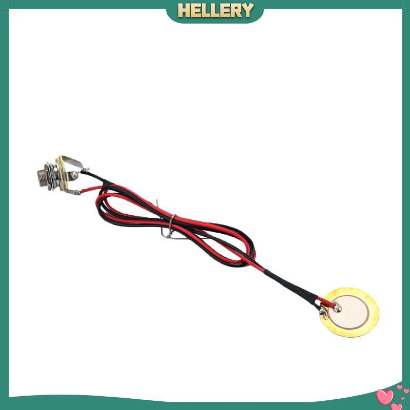 [HelleryTH] Pre- Piezo Pickup Drum Trigger Transducer สําหรับกล่องซิการ์กีตาร์ทดแทน