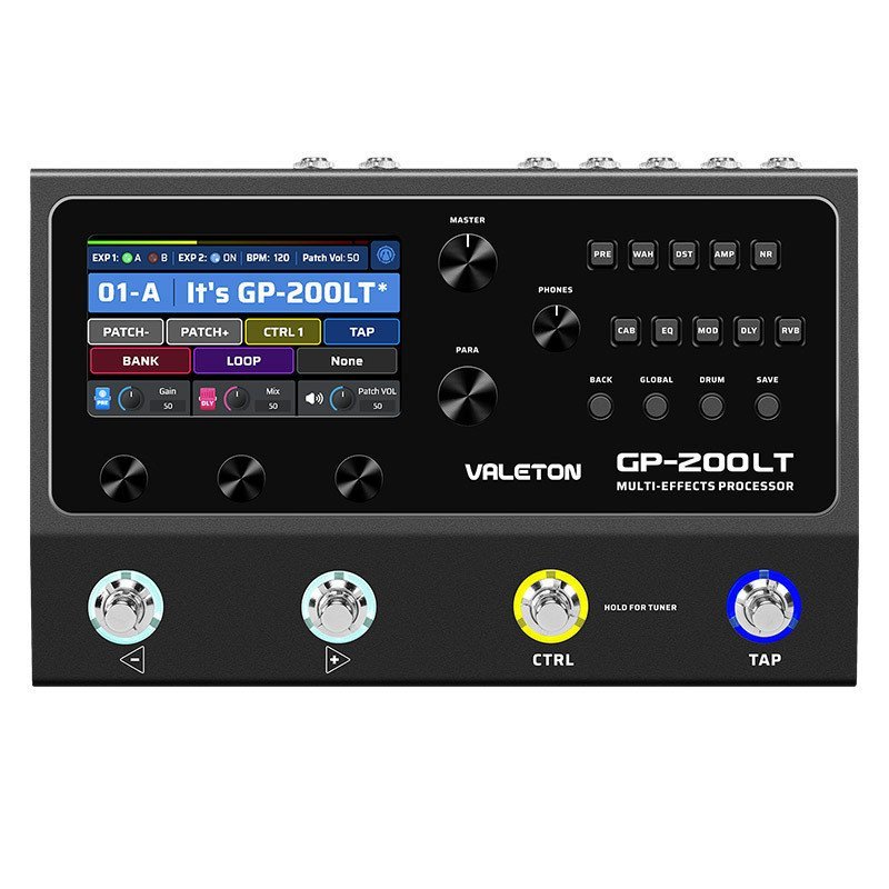 VALETON GP-200LT กีตาร์ไฟฟ้า Integrated Effect อุปกรณ์อะคูสติกกีตาร์เบส Senence Circulation Drum Mac