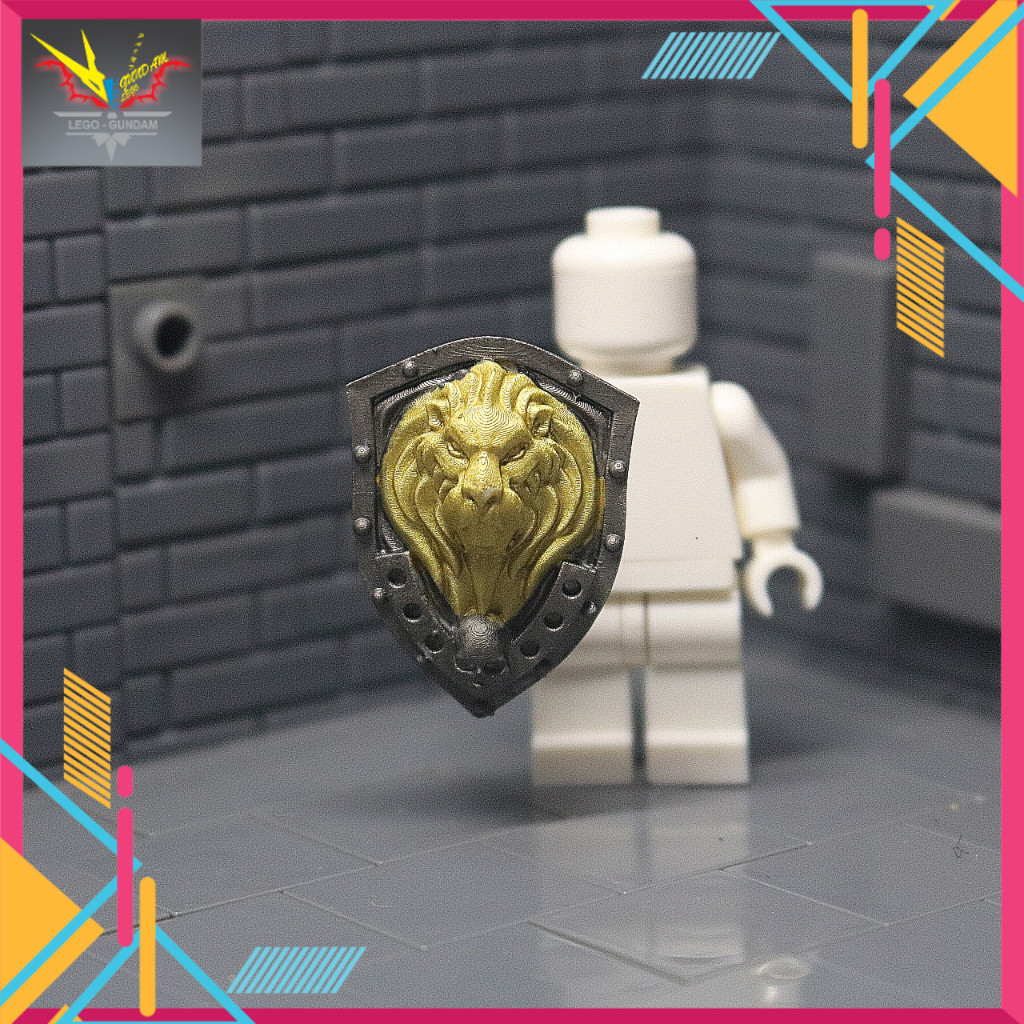 N94 อุปกรณ์เสริมการพิมพ์ 3 มิติโล่สิงโตแบบกําหนดเอง