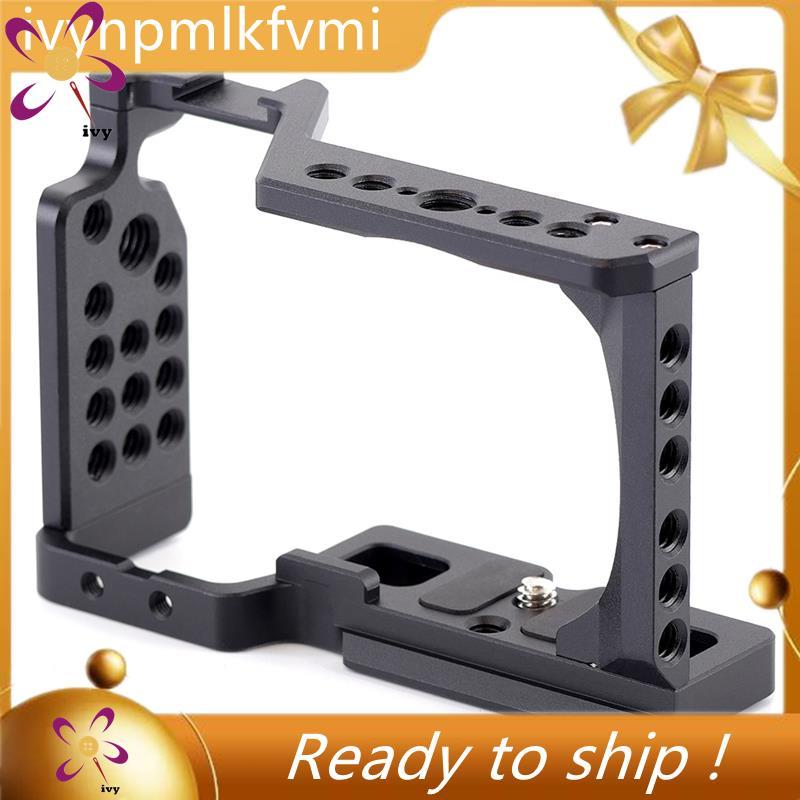 [Ivym] ZV-E10 Cage Quick Release พร้อมฐาน Arca-, กล้อง Video Rig Featuring 1/4" Thread Mount สําหรับ