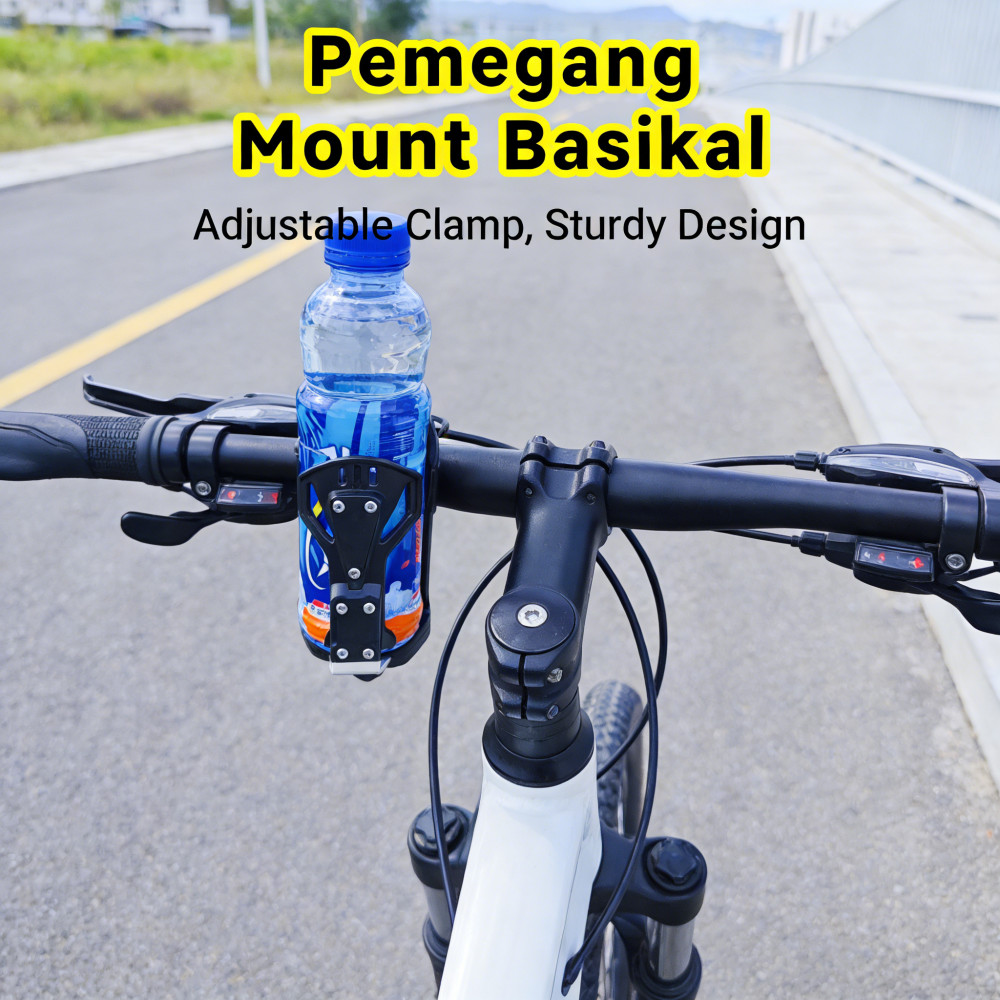 Botol Basikal Mount Clamp Accessorie ปรับ Mount Clamp Water Clamp รถจักรยานยนต์ ผู้ถือเครื่องดื่ม