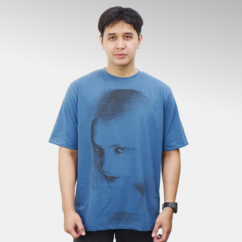 MATSUDA Oayabe Steel Blue Oversize T-Shirt