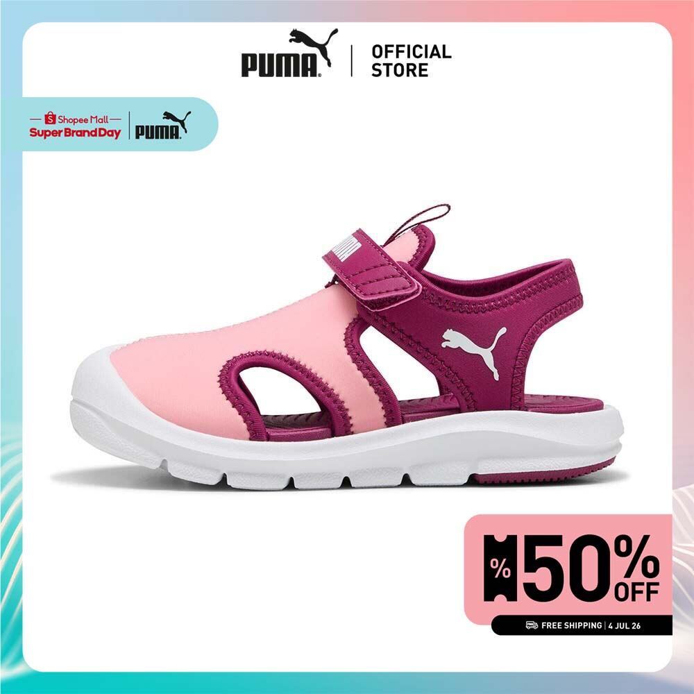 PUMA Fun Racer Sandal V PS - รองเท้า Unisex - Pink - 40058406