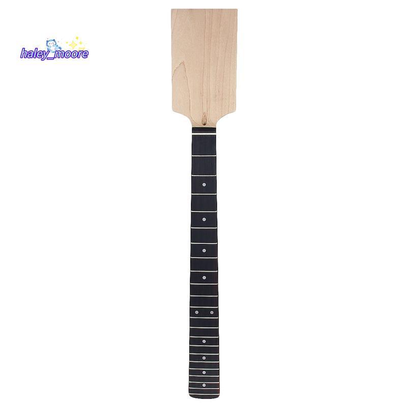 [ส่วนลด H]หัวพายคอกีตาร์ไฟฟ้า Rosewood บน Maple 22 Frets Dot Inlay ชิ้นส่วน Diy ที่ยังไม่เสร็จ