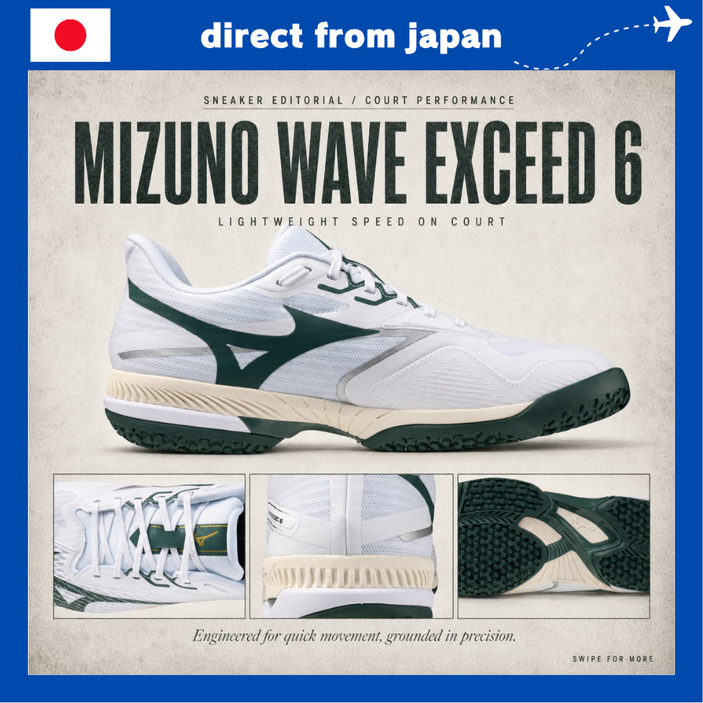 Mizuno Wave Exceed 6 OC Tennis Shoes – Lightweight Speed Model