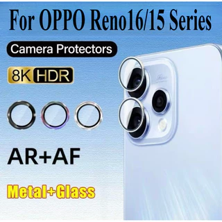ฟิล์มเลนส์กล้องวงแหวน For OPPO Reno16/Reno16F/Reno16Pro/Reno15/15F/15Pro/15ProMax ฝาครอบกระจกกล้อง ป้องกันรอยเลนส์กล้อง