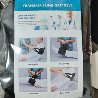ผู้ป่วย Transfer Belt Bedridden Lift Sling Non Slip Dual Handle Oxford ผ้าผู้สูงอายุ Mobility