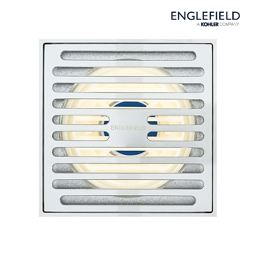 ENGLEFIELD Brass floor drain square ตะแกรงกันกลิ่นทองเหลืองเหลี่ยมท่อ 2 นิ้ว K-27511X-CP