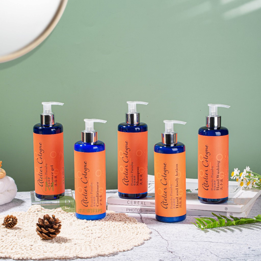 Eau de Parfum Love of Tangerine Shampoo, Body Wash, Conditioner, and Body Lotion 300ml Family Pack C