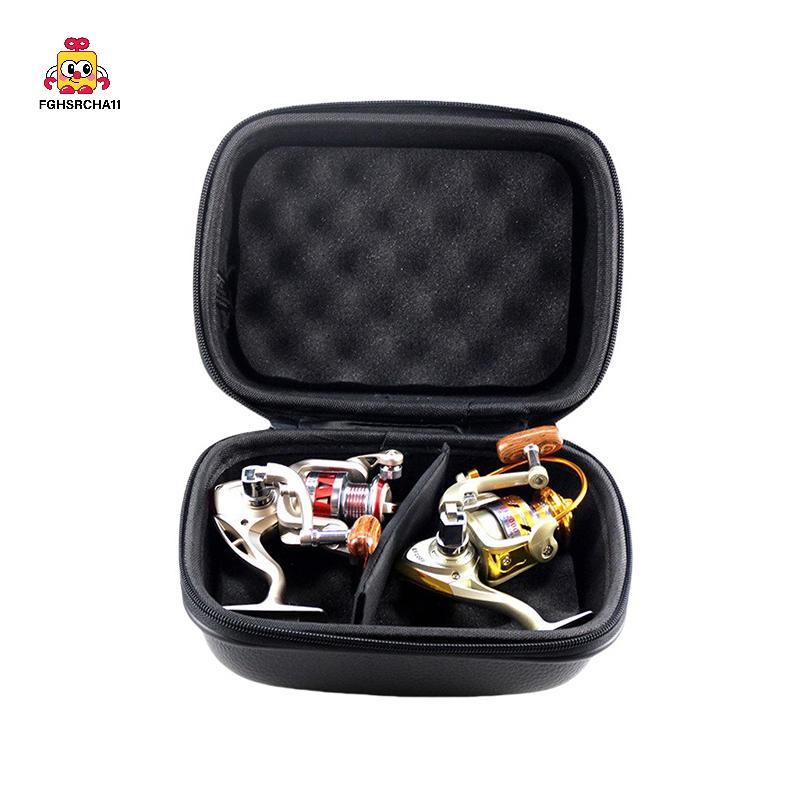 FG Fishing Bag Spinning Reel Case Cover Leather Fishing Reel Bag Shoproof Waterproof Fishing Tale Storage Case HS