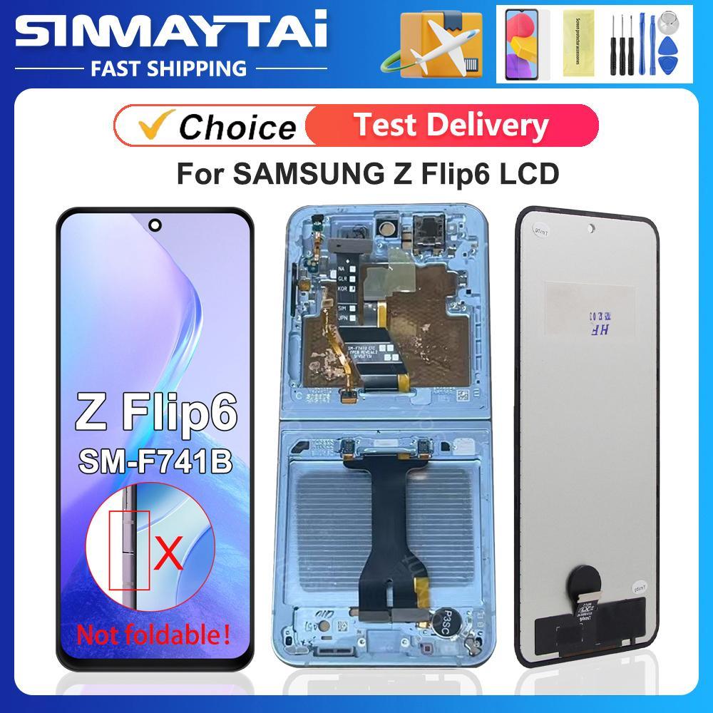 สําหรับ Samsung Z Flip6 5G SM-F741B F741U F741W F741N ทดสอบสําหรับ Z Flip 6 จอแสดงผล LCD Touch Scree