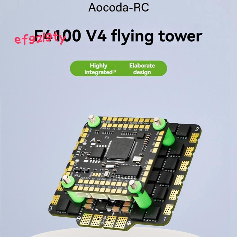 F4100 V4 FPV Stack FC & ESC F405 V4 ตัวควบคุมการบิน 100A AM32 3-8S ESC DSHOT600 สําหรับ FPV Racing D